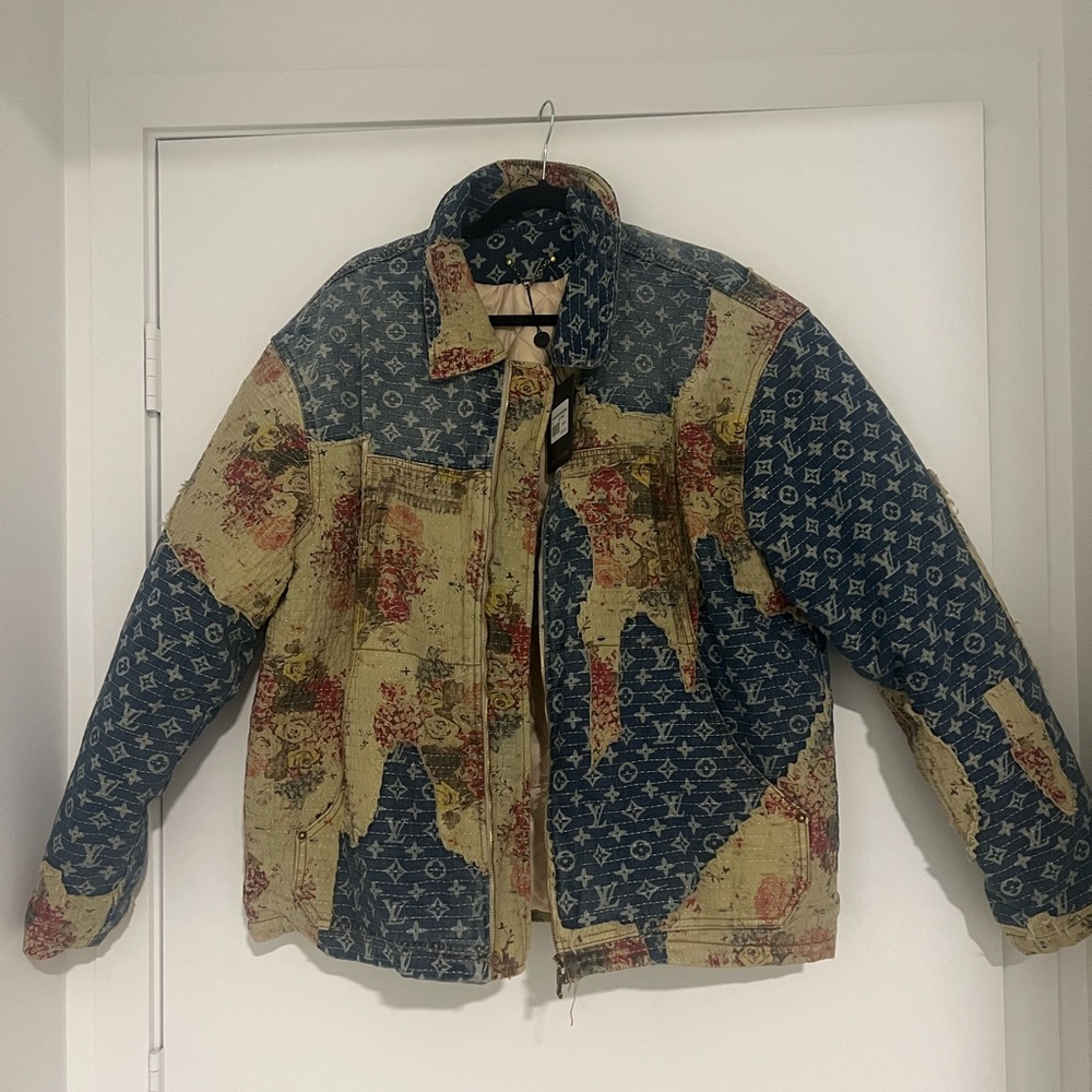 DESTROYED WORKWEAR DENIM JACKET